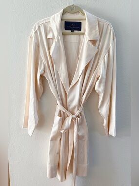 SOPHIA GRAYDON $1,750 Luxury 100% Silk Robe I Size M I  Celebrity